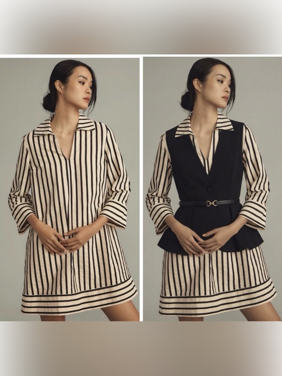 English Factory Dresses & Skirts - NWT - English Factory Long-Sleeve
Collared Swing Dress from Anthropologie - S